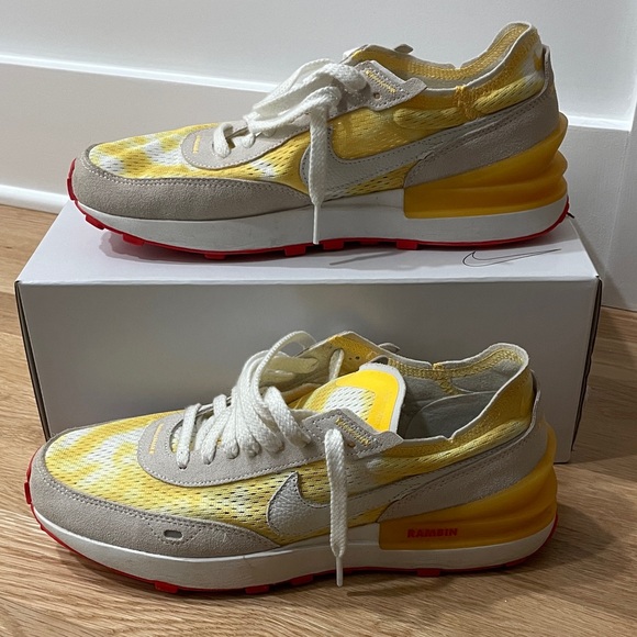 Nike Other - FLASH SALE! Nike by You Custom Red and Yellow Sneakers